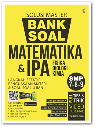 Buku Solusi Master & Bank Soal MIPA SMP 7-8-9 